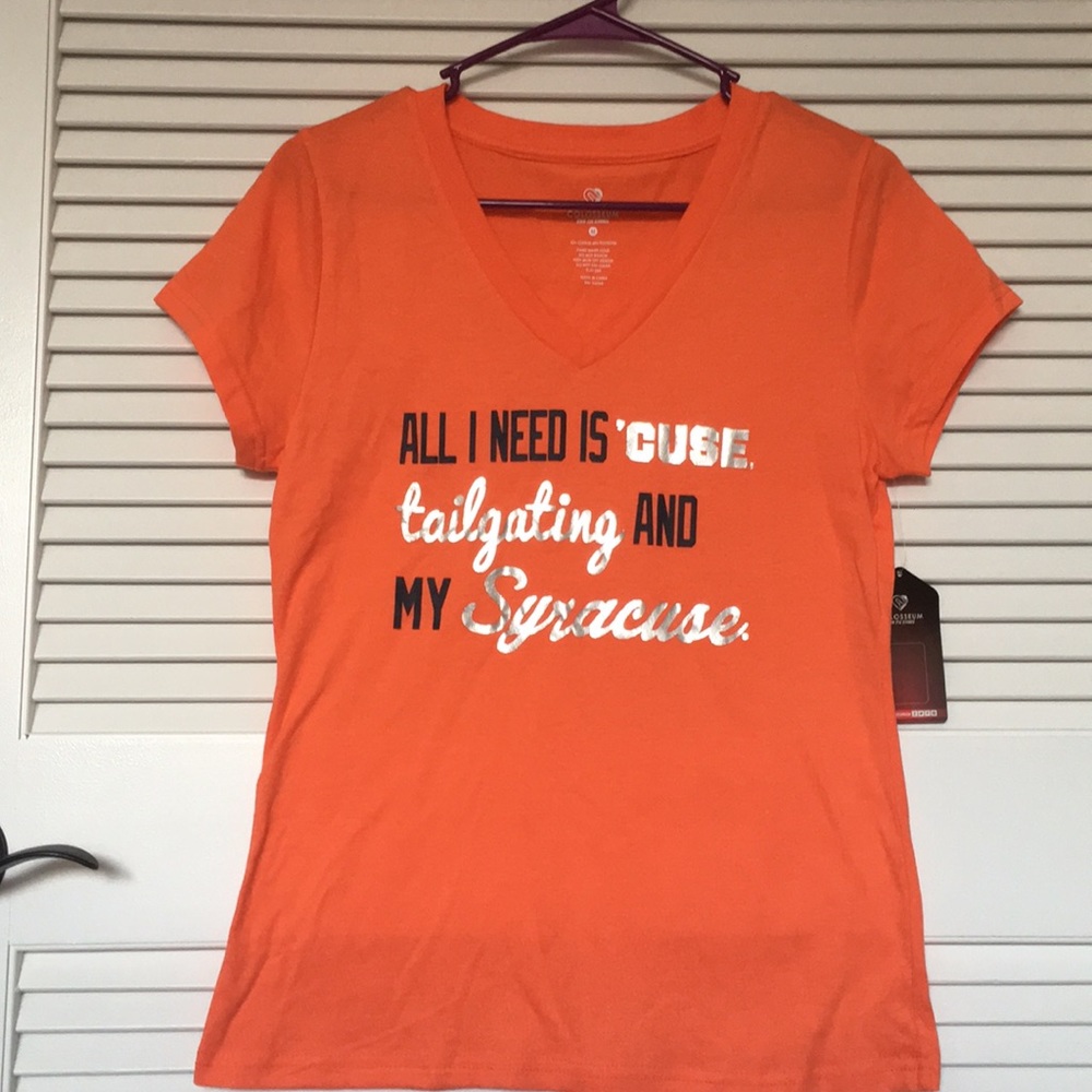 Syracuse university V neck T-shirt
